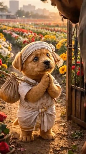 Crops Failed… He Became a Flower King 🌸🐶 | From Debt to State Award