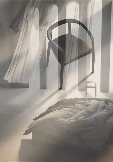 Curtains Animation in Unreal Engine | Tulle Shaider | Minimalistic Interior