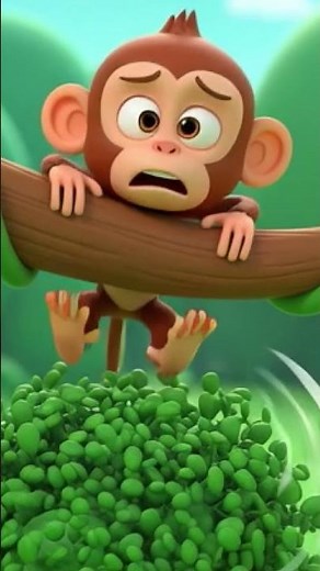 Happy Playful Monkey Song 🐵 Cute Monkey Dance Kids Nursery Rhyme Fun Children Choir Song 1