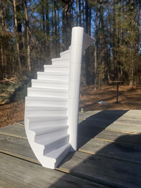 AS-IS Spiral Stairs - Thee Evergreen Under Construction Dollhouse Kit - Etsy
