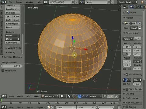 Blender Decoupe & assemblage
