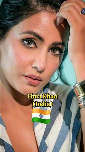 Most Beautiful Actresses of India 2024 #hinakhan #jasminbhasin #rubinadilaik