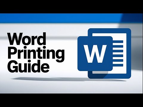 How to Print Documents in Microsoft Word — The Ultimate Beginner's Guide!