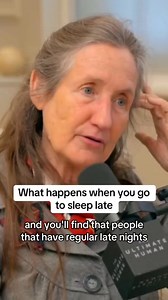 108K views · 2.5K reactions | Barbara explains what happens when you go to sleep late | Barbara O'Neill | Facebook