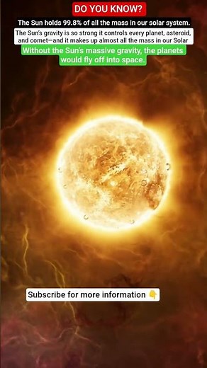 Sun's Gravity vs Mass 😱☠️#space #suneffect #universe #galaxy #sun #deepspace #solarsystem #earth