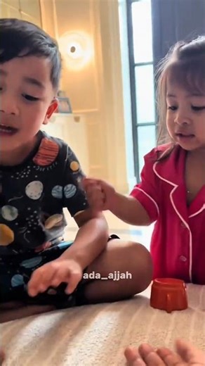 FUNNY LILY AJJAH PLAYING THE FIVE BASIC ABCS #babylily #raffinagita