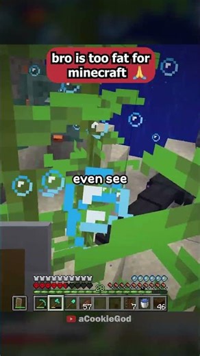 bro is too fat for minecraft 😭🙏