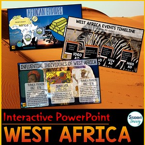 West Africa PowerPoint Google Slides Google Classroom Activities Interactive