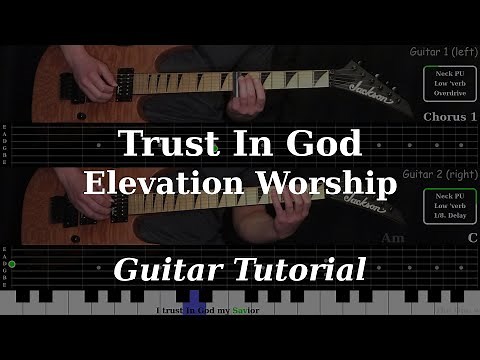 Trust In God - Elevation Worship | Electric Guitar Playthrough (With TABS)