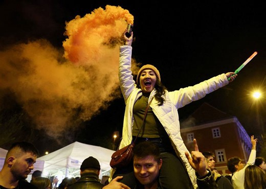 Budapest turns into party zone after historic election that ends Orban era