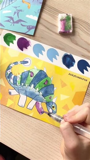 Paint a Picture Dinosaurs Butterflies and Flowers