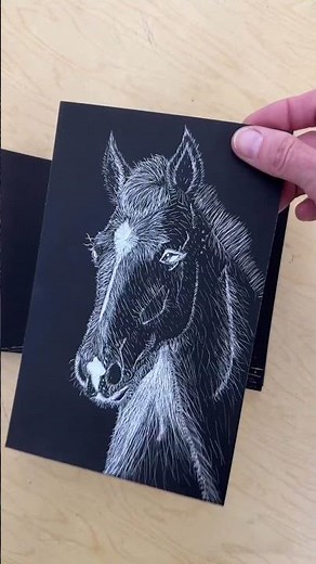 Scratchboard animals