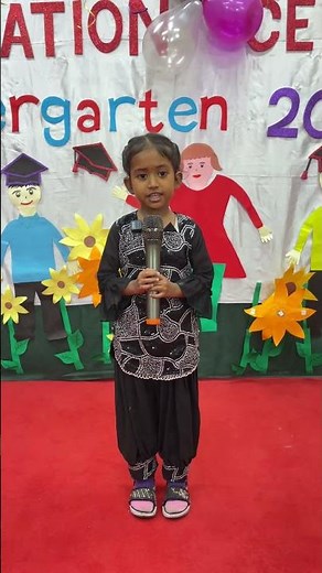 Graduation Day speech #gian_tarang_pre_school #graduationday #preschool #playschool