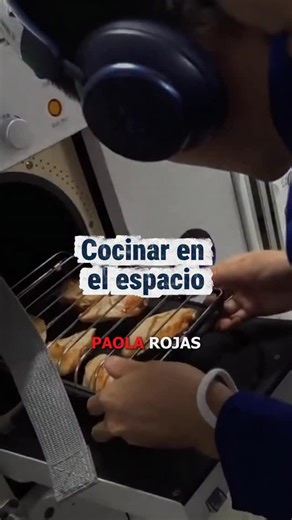 🍗🚀 ¡Cocina espacial en acción! Por primera vez, astronautas de la estación espacial china lograron hornear comida: pollito, filetes y más. #CocinaEspacial #ExploraciónEspacial #EstaciónEspacialChina #CienciaYComida | Paola Rojas