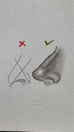 How to draw side nose #art #tutorial #fyp #howtodraw #nose #drawing #shorts