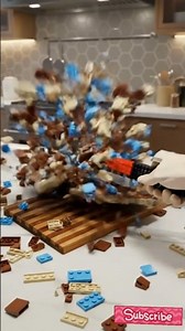 The quietest model had the biggest B O O M#legodestruction #epicbrickcollapse #LEGO Destruction