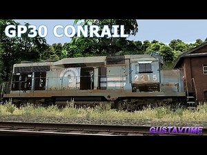 Dirty rusty GP30 Conrail