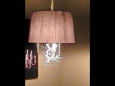 DIY Drum Shade Pendant Light - Christina Bell