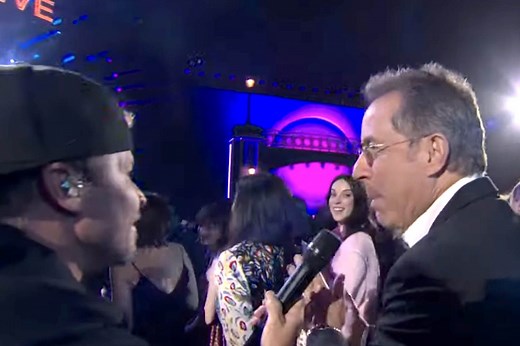 Backstreet Boys force Jerry Seinfeld to sing 'I Want It That Way' with them at 'SNL50'