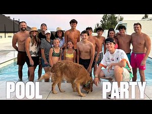 BINGHAM BACKYARD POOL PARTIES LIVE ON! THANK YOU JUSTIN AND FAMILY