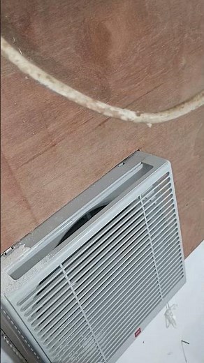 Installing a wall-mounted exhaust fan