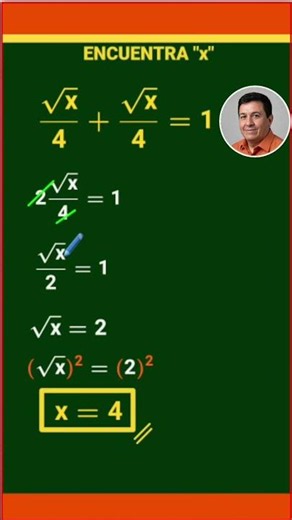 ¿Cómo resolver esta ecuación con raíces? ¡Muy fácil! 🚀🧠 #matematicas #maths