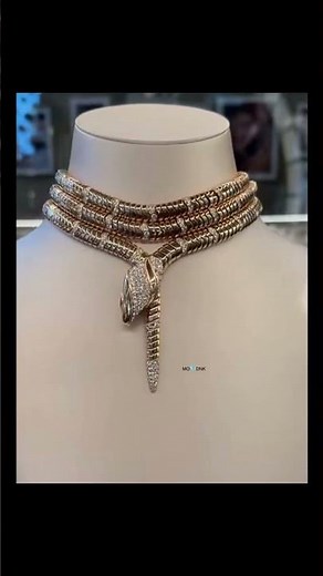 The Iconic Bulgari Serpenti: A Golden Masterpiece 🐍💎 #Bulgari #highjewelry #jewelry #diamond