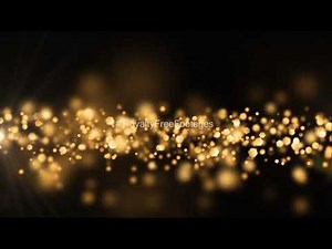 Gold particles background effect || Dark background || Free & High resolution