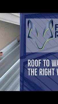 Proper roof to wall flashing method.