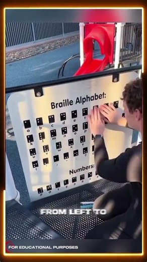 How Blind Children Read and Write Using Braille ✨📖. #documentary#usashorts#fyp
