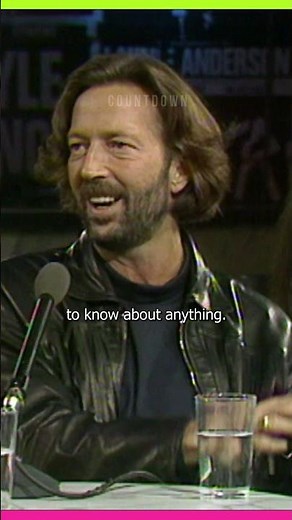 Eric Clapton Reflects on His 'Monk-Like' Blues Era | 1989 Countdown Interview #musicshorts