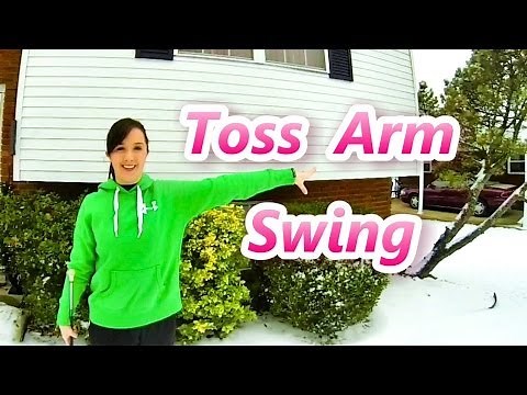 Toss Arm Swing - Beginner Baton Twirling - How to Twirl a Baton - Baton Twirling Tutorial