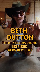 Beth Dutton from Yellowstone inspired cowboy hat! Stay wild #yellowstone #yellowstonetv #bethdutton #ripwheeler #cowboyhat #cowgirlhat #westernfashion #westernstyle | Wild Hats