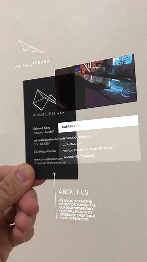 New VF business cards developed. #animation #foryou #technology #art #creative #augmentedreality #vr #ar