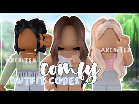 COMFY OUTFIT CODES FOR BLOXBURG || *cute and aesthetic* || blox architex