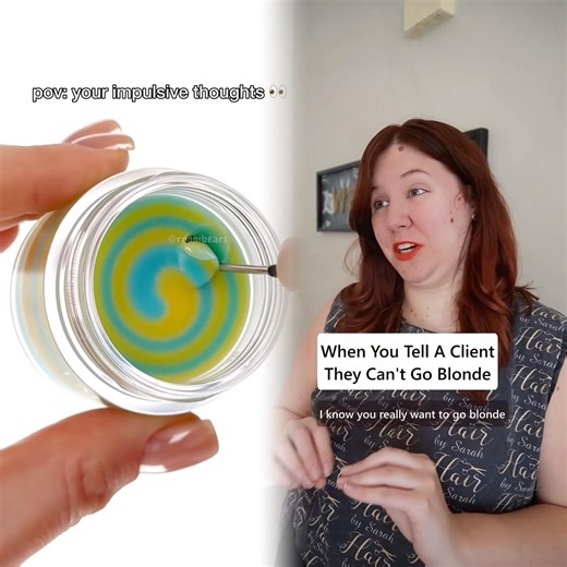 When YouTell A Client They Can't Go Blonde#funny#funnyvideos#duet#fyp#pov