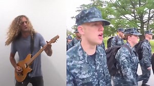 1.1M views · 11K reactions | Here is an awesome guitarist Andre Antunes from Portugal with an absolutely brilliant 'Steam Roller Cadence' video with amazing vocals from the US Navy! Powerful! Check him out: youtube.com/c/AndreAntunesofficial Why not join The Music Man community & get more great videos sent directly to your email inbox: themusicman.uk/best-video | The Music Man | Facebook