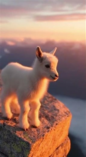 Mama Goat Teaches Baby to Jump Across Dangerous Cliff 🐐💕
