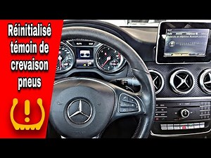 Mercedes-Benz Classe-A type w176 : Redémarrage du contrôle de la pression des pneus