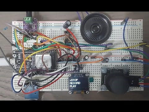 ESP32 I2S voice memo recorder with azure powered speech-to-text and language translation