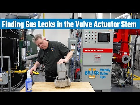 Gas Valve Actuator: How to Check for Gas Leaks Part 2 - Weekly Boiler Tip