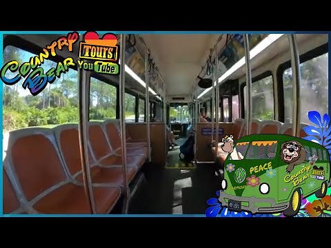 Walt Disney World Bus Ride | Disney Transportation From Port Orleans to Animal Kingdom | 4K | 2021