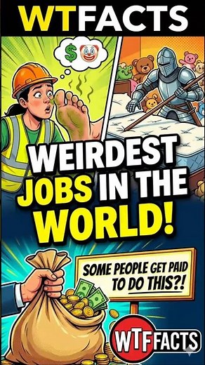 Weirdest Jobs That Actually Exist 🤡💰 People Get Paid For THIS?! 😳 #weirdjobs #facts #foryou