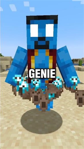 Genie in Minecraft!😱 #minecraft
