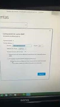 configuración de Servidor de Correos Outlook
