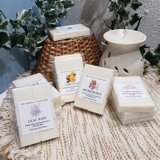 Long-lasting Soy Wax Melts: Hand-made, Strongly Scented and Dye Free - Etsy