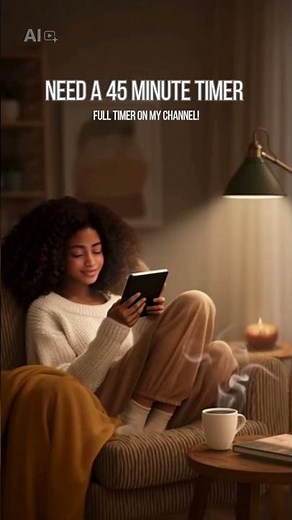 Need a 45 Minute Timer? #focustimer #45minutetimer #kindlereading #studytimer #relaxingtimer #relax