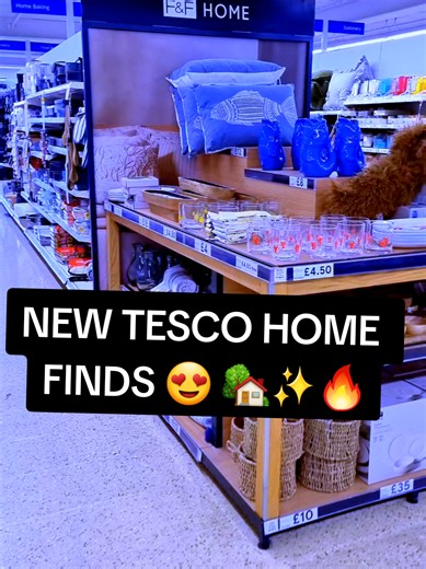 ✨ New Tesco Home finds are here! 🏡 From cosy cushions to stylish kitchen essentials, these bargains are too good to miss. Which one is your favourite? 👀🛒 Hashtags: #Tesco #TescoHome #FandFHome #TescoFinds #TescoDeals
