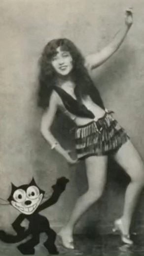 Ilker Yilmaz on Instagram: "via @silenceisplatinum Ann Pennington and Felix the Cat doing the Black Bottom dance. ✨🐈‍⬛ #annpennington #felixthecat #blackbottom"