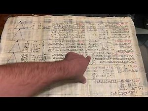 My copy of the Rhind Papyrus contains the section regarding geometry and pyramid elevation.